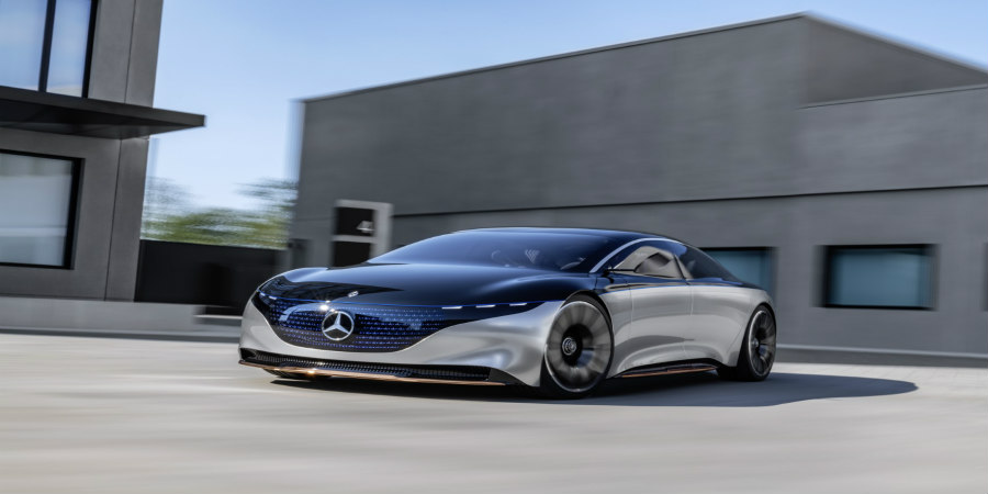 Mercedes-Benz Vision EQS: Το απόλυτο ηλεκτρικό πολυτελές σαλούν
